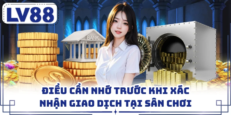 Điều cần nhớ trước khi xác nhận giao dịch tại sân chơi